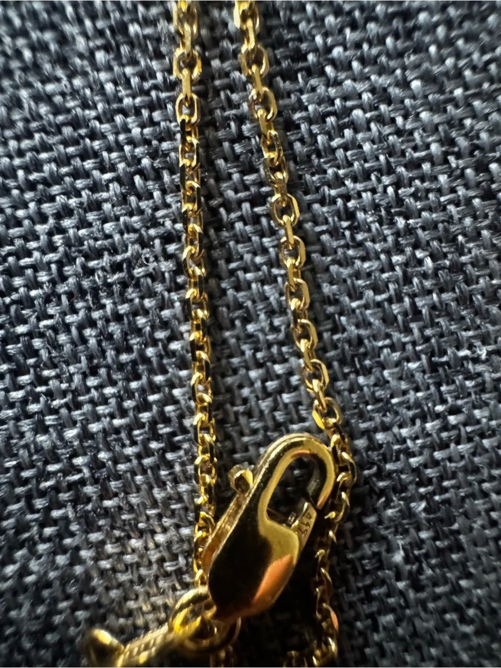 10k vintage  Yellow Gold Cable Chain Necklace 16